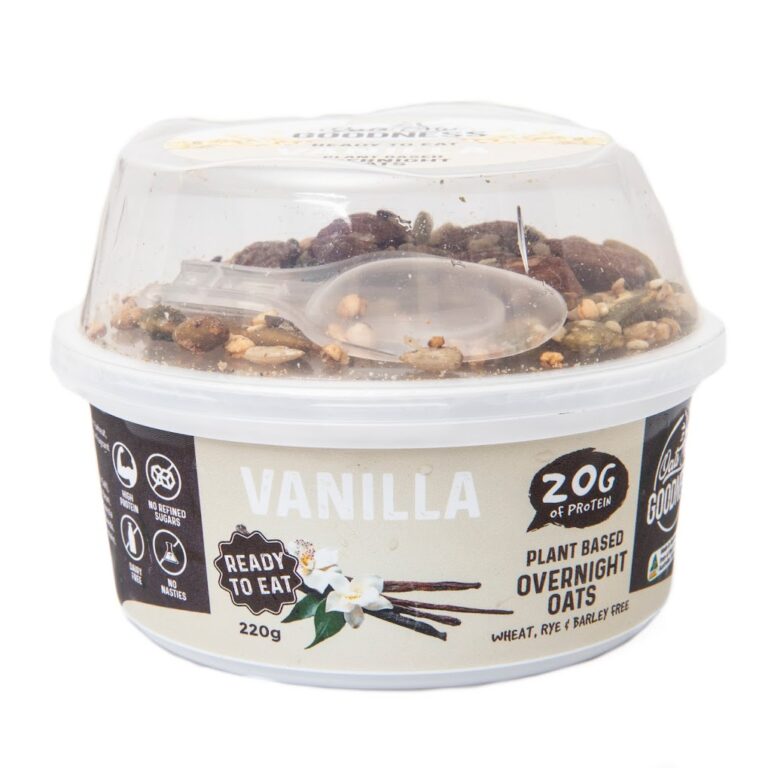 Vanilla protein overnight oats