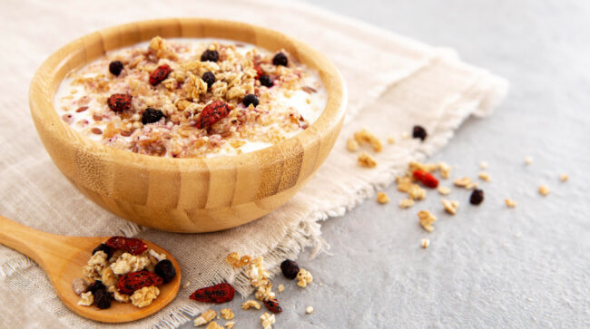 Overnight Oats with Flaxseed