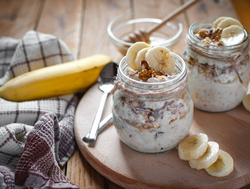 overnight oats with banana